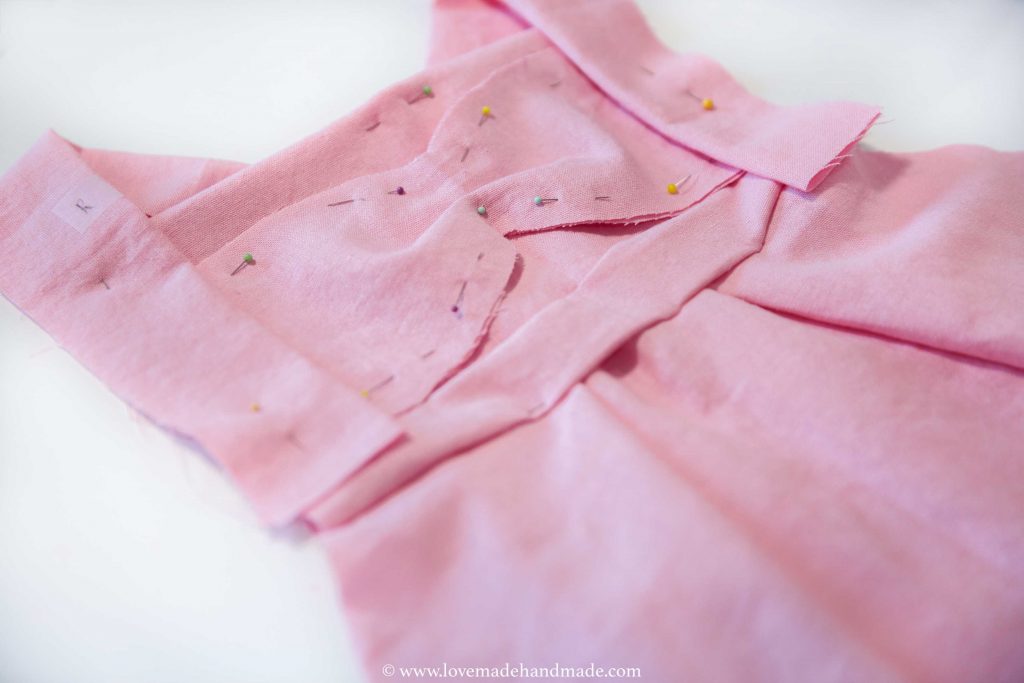 Handmade Pinafore Dress at www.lovemadehandmade.com