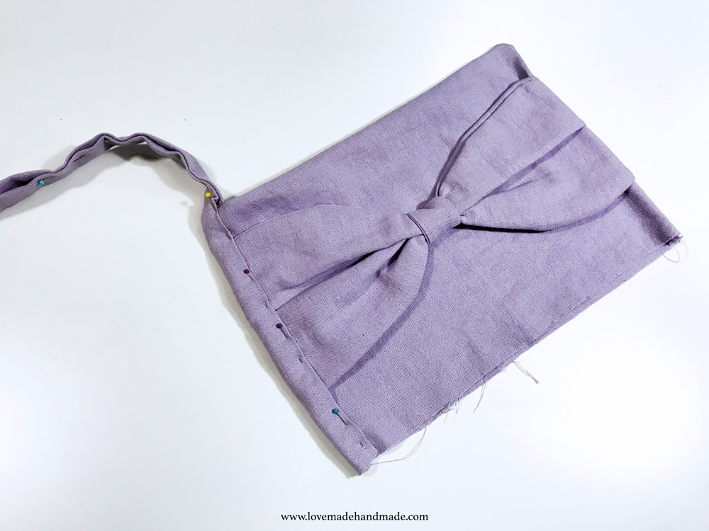 Sewing order for pinafore dresses