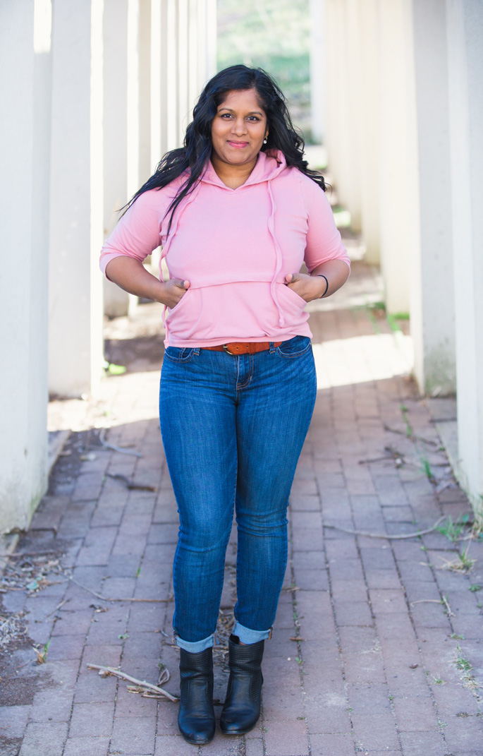 Introducing the Babe Hoodie by DIBY Club - a hoodie that you can sew yourself! Check out the one I made at LOVEMADE HANDMADE.