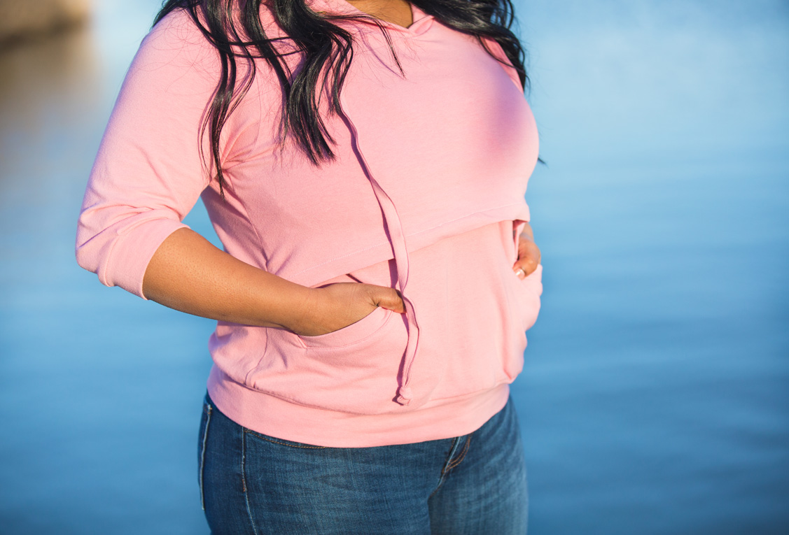 Introducing the Babe Hoodie by DIBY Club - a hoodie that you can sew yourself! Check out the one I made at LOVEMADE HANDMADE.