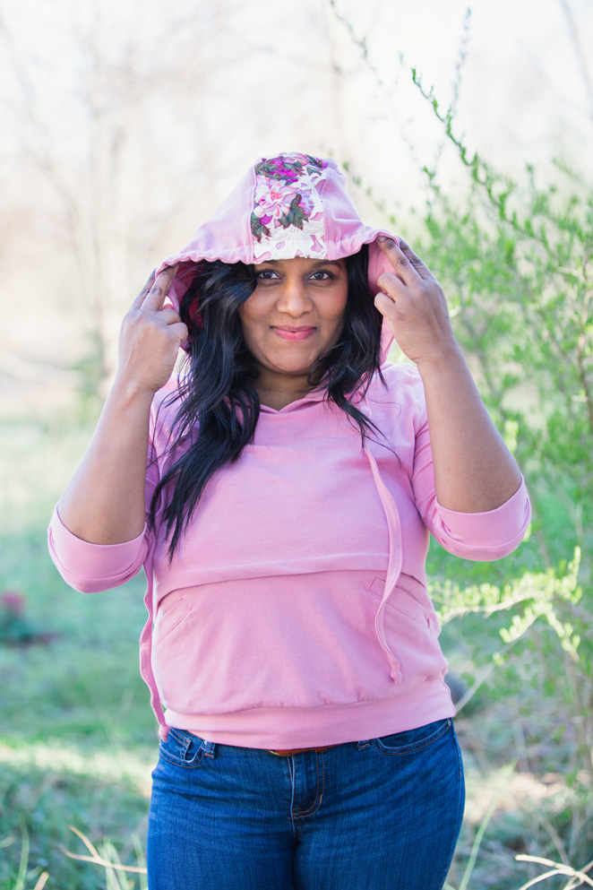 Introducing the Babe Hoodie by DIBY Club - a hoodie that you can sew yourself! Check out the one I made at LOVEMADE HANDMADE.