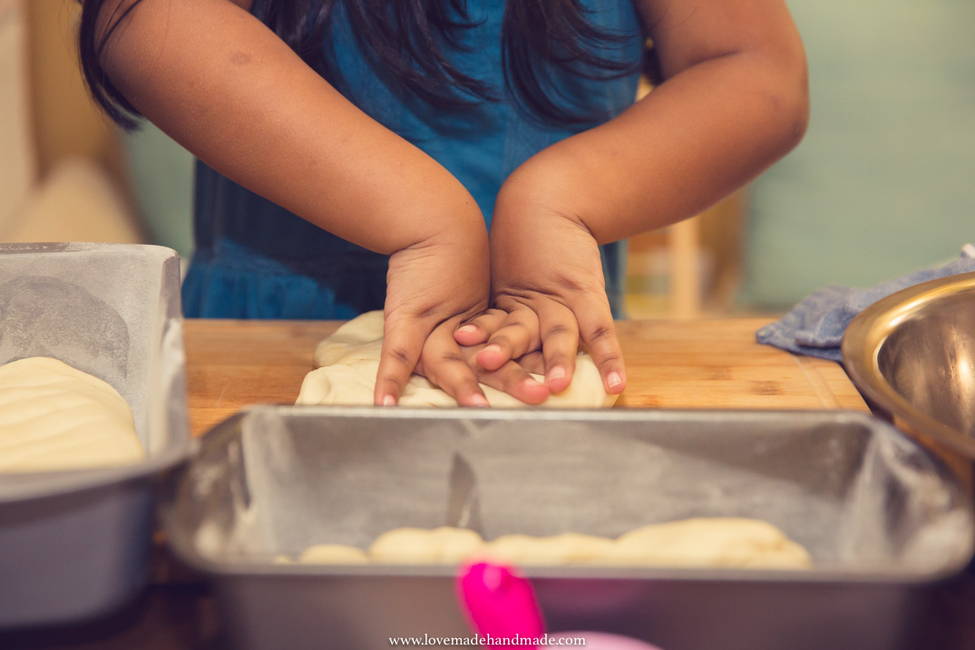 Homeschooled kids cooking - Lovemade Handmade